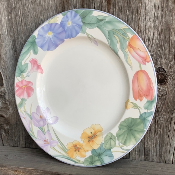 Vintage Discontinued Mikasa Optima SPRING LEGACY 10.75” Dinner Plate Replacement - Picture 13 of 16